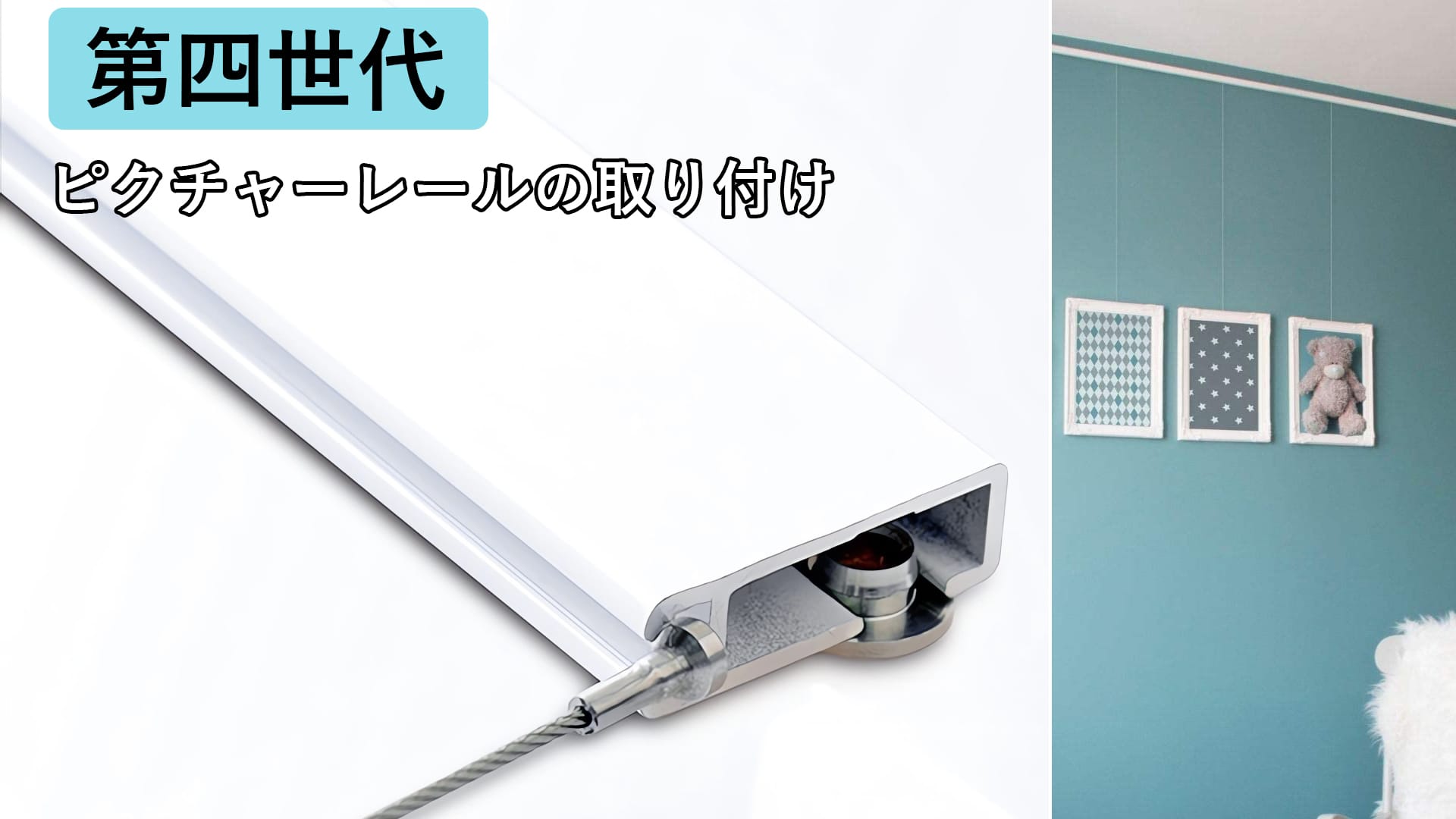 Amazon | リッセイ ピクチャーレールセット ピクチャーレール +